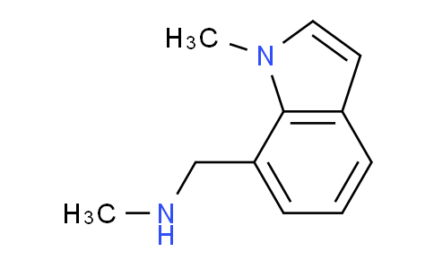 CAS No. 709649-75-2, N-Methyl-1-(1-methyl-1H-indol-7-yl)methanamine