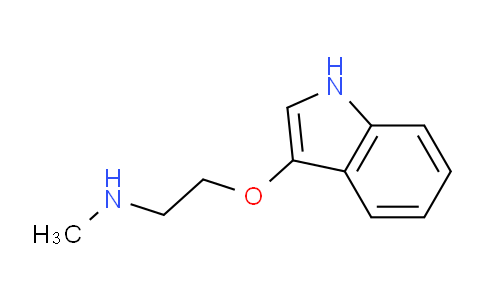 CAS No. 775516-65-9, 2-((1H-Indol-3-yl)oxy)-N-methylethanamine