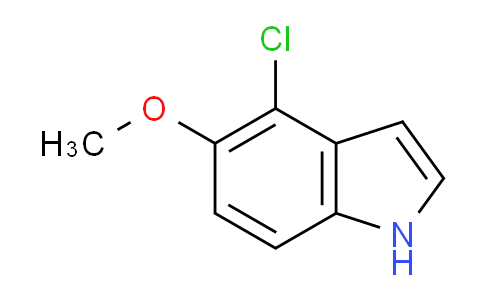 CAS No. 68935-48-8, 4-Chloro-5-methoxy-1H-indole