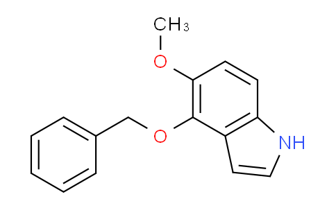 CAS No. 2450-25-1, 4-(Benzyloxy)-5-methoxy-1H-indole