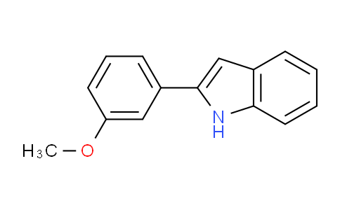 CAS No. 57638-63-8, 2-(3-Methoxyphenyl)-1H-indole
