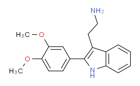 CAS No. 95426-76-9, 2-(2-(3,4-Dimethoxyphenyl)-1H-indol-3-yl)ethanamine