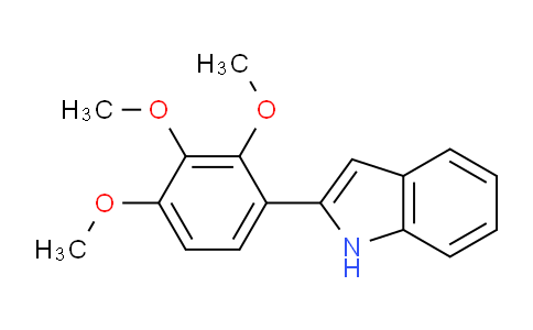 CAS No. 137062-10-3, 2-(2,3,4-Trimethoxyphenyl)-1H-indole
