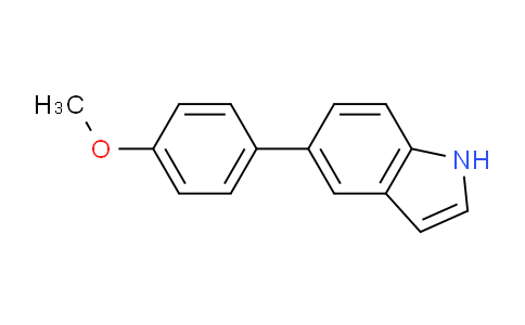 CAS No. 144104-46-1, 5-(4-Methoxyphenyl)-1H-indole