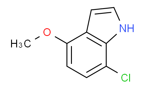 CAS No. 948581-72-4, 7-Chloro-4-methoxy-1H-indole