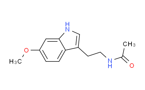 CAS No. 22375-73-1, N-(2-(6-Methoxy-1H-indol-3-yl)ethyl)acetamide