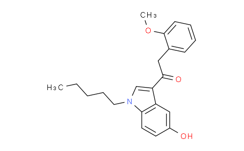 CAS No. 1379604-67-7, 1-(5-Hydroxy-1-pentyl-1H-indol-3-yl)-2-(2-methoxyphenyl)ethanone