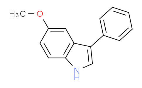 CAS No. 56366-26-8, 5-Methoxy-3-phenyl-1H-indole