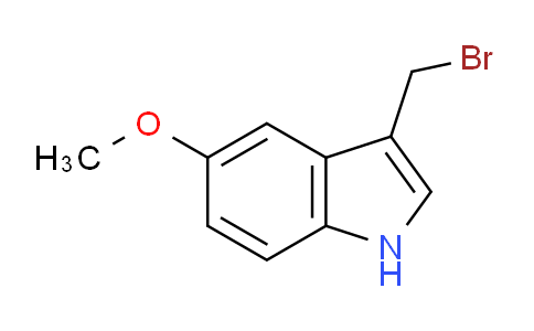 CAS No. 1261236-32-1, 3-(Bromomethyl)-5-methoxy-1H-indole