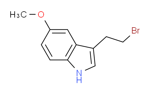 CAS No. 18334-96-8, 3-(2-Bromoethyl)-5-methoxy-1H-indole