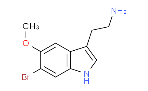 CAS No. 126893-07-0, 2-(6-Bromo-5-methoxy-1H-indol-3-yl)ethanamine