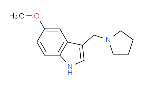 CAS No. 885526-18-1, 5-Methoxy-3-(pyrrolidin-1-ylmethyl)-1H-indole