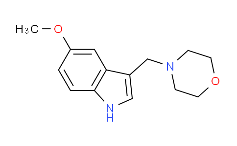 CAS No. 1951444-88-4, 4-((5-Methoxy-1H-indol-3-yl)methyl)morpholine