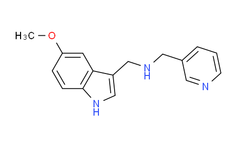 CAS No. 1114597-59-9, 1-(5-Methoxy-1H-indol-3-yl)-N-(pyridin-3-ylmethyl)methanamine