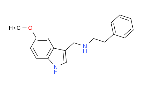 CAS No. 1114597-49-7, N-((5-Methoxy-1H-indol-3-yl)methyl)-2-phenylethanamine