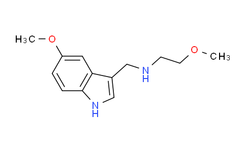 CAS No. 1114597-69-1, 2-Methoxy-N-((5-methoxy-1H-indol-3-yl)methyl)ethanamine