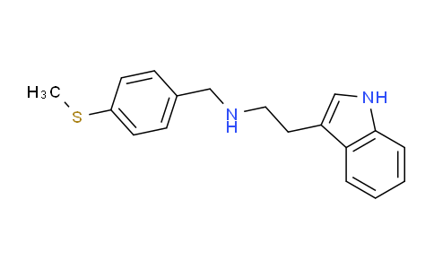 CAS No. 355382-72-8, 2-(1H-Indol-3-yl)-N-(4-(methylthio)benzyl)ethanamine