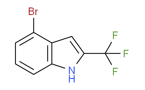 CAS No. 955978-75-3, 4-bromo-2-(trifluoromethyl)-1H-indole