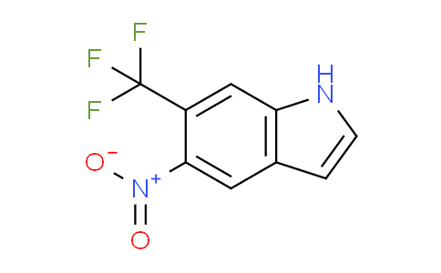 CAS No. 1186405-05-9, 5-Nitro-6-(trifluoromethyl)-1H-indole