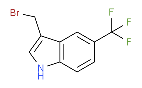 CAS No. 1823362-26-0, 3-(Bromomethyl)-5-(trifluoromethyl)-1H-indole