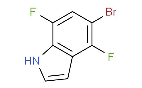 CAS No. 1268816-58-5, 5-Bromo-4,7-difluoro-1H-indole