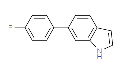 CAS No. 147621-16-7, 6-(4-Fluorophenyl)-1H-indole