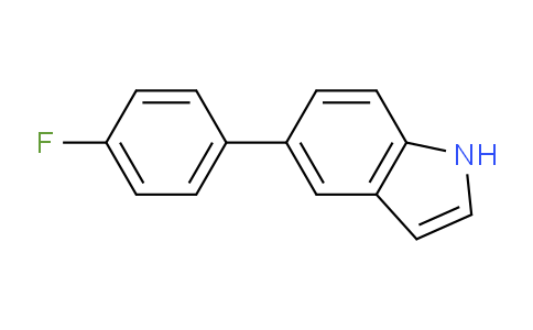 CAS No. 144104-44-9, 5-(4-Fluorophenyl)-1H-indole