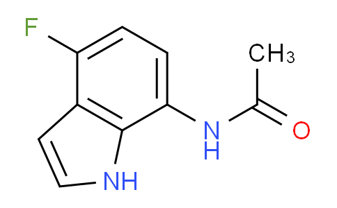 CAS No. 1357376-42-1, N-(4-Fluoro-1H-indol-7-yl)acetamide