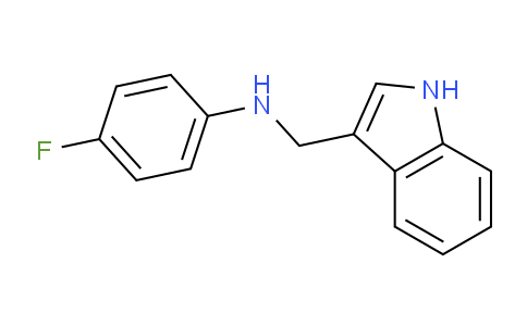 CAS No. 842968-58-5, N-((1H-Indol-3-yl)methyl)-4-fluoroaniline