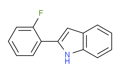 CAS No. 52765-22-7, 2-(2-Fluorophenyl)-1H-indole