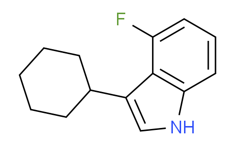 1092574-91-8 | 3-Cyclohexyl-4-fluoro-1H-indole