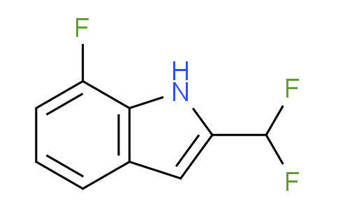 CAS No. 1784903-21-4, 2-(Difluoromethyl)-7-fluoro-1H-indole