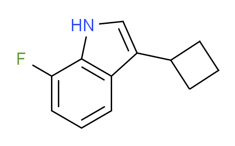 CAS No. 1701900-86-8, 3-Cyclobutyl-7-fluoro-1H-indole