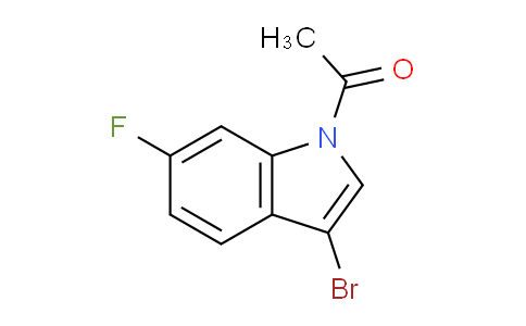 CAS No. 1375064-49-5, 1-Acetyl-3-bromo-6-fluoroindole