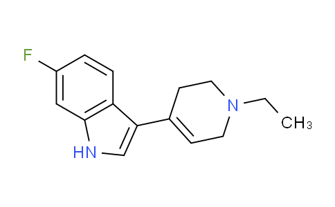 DY727854 | 1958106-08-5 | 3-(1-Ethyl-1,2,3,6-tetrahydropyridin-4-yl)-6-fluoro-1H-indole