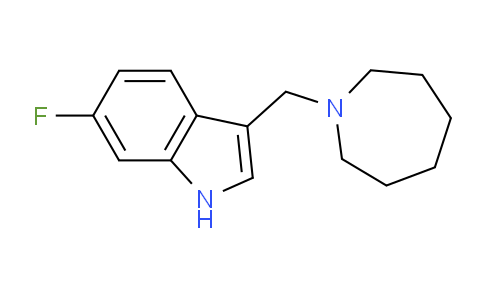CAS No. 1893730-27-2, 3-(Azepan-1-ylmethyl)-6-fluoro-1H-indole