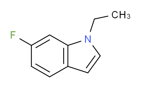 CAS No. 613684-38-1, 1-Ethyl-6-fluoro-1H-indole