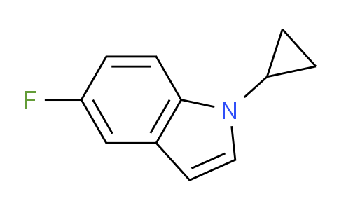 CAS No. 1956324-36-9, 1-Cyclopropyl-5-fluoro-1H-indole