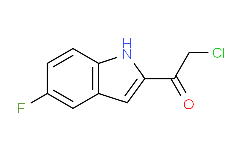 CAS No. 115027-02-6, 2-Chloro-1-(5-fluoro-1H-indol-2-yl)ethanone