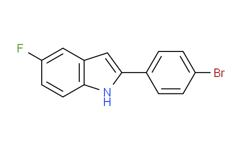 CAS No. 885266-74-0, 2-(4-Bromophenyl)-5-fluoroindole