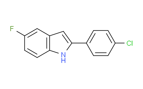 CAS No. 881040-32-0, 2-(4-Chlorophenyl)-5-fluoro-1H-indole