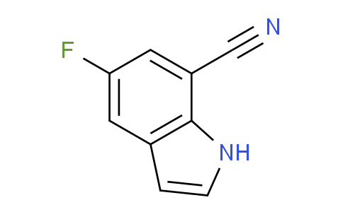 CAS No. 883500-80-9, 5-Fluoro-1H-indole-7-carbonitrile