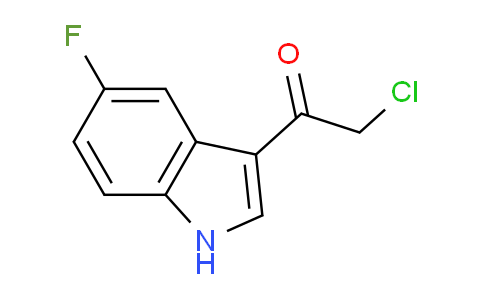 CAS No. 115027-06-0, 2-Chloro-1-(5-fluoro-1H-indol-3-yl)ethanone