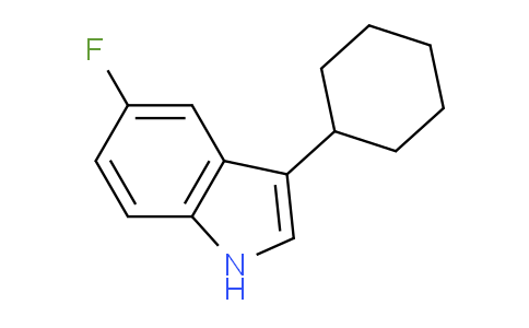 CAS No. 1698686-63-3, 3-Cyclohexyl-5-fluoro-1H-indole