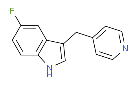 CAS No. 147595-44-6, 5-Fluoro-3-(pyridin-4-ylmethyl)-1H-indole