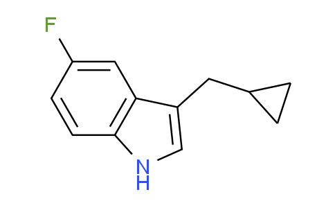 CAS No. 1779134-41-6, 3-(Cyclopropylmethyl)-5-fluoro-1H-indole