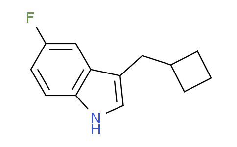 CAS No. 1690908-69-0, 3-(Cyclobutylmethyl)-5-fluoro-1H-indole