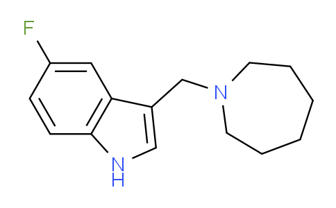 CAS No. 1891113-16-8, 3-(Azepan-1-ylmethyl)-5-fluoro-1H-indole