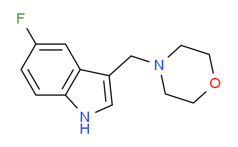 CAS No. 1892733-57-1, 4-((5-Fluoro-1H-indol-3-yl)methyl)morpholine