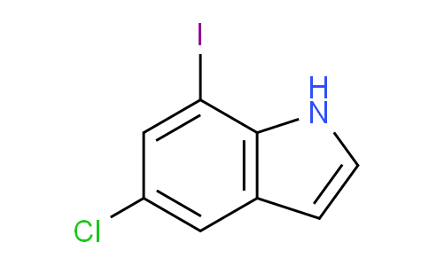 CAS No. 1262770-19-3, 5-Chloro-7-iodo-1H-indole